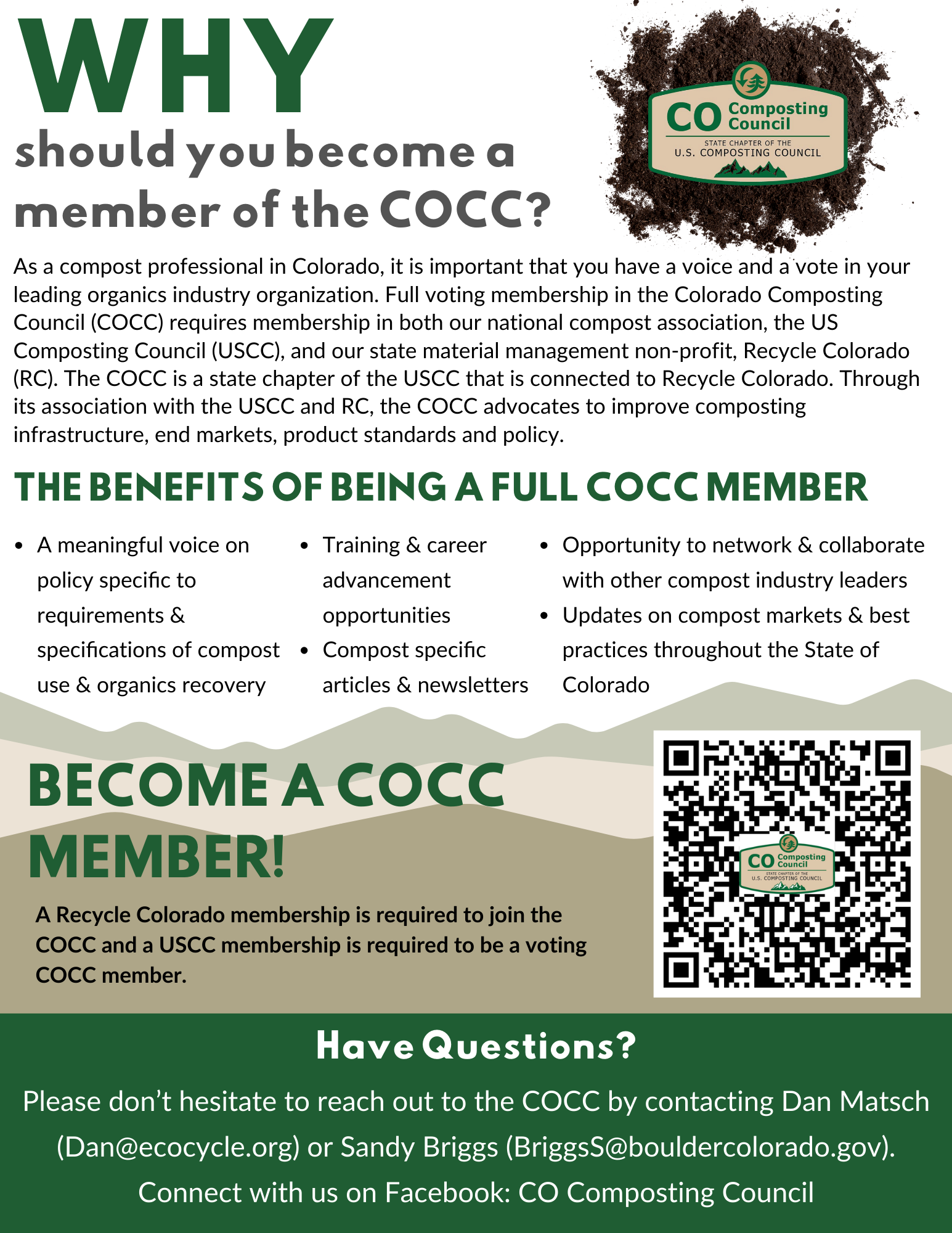 COCC Membership Flyer