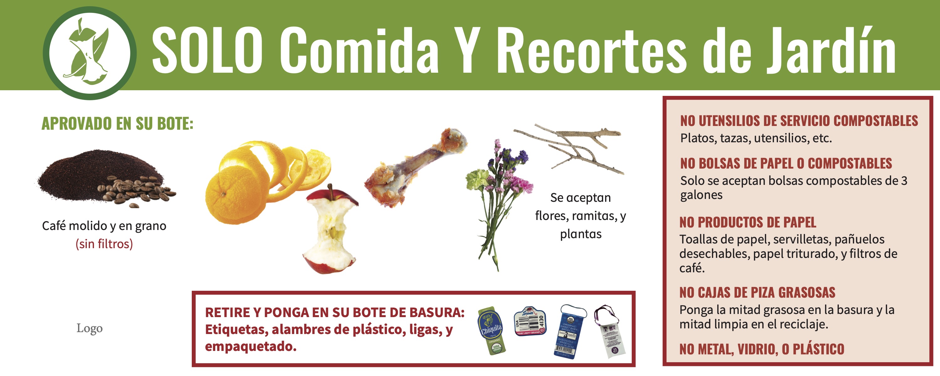 Spanish Sticker Compost guidelines
